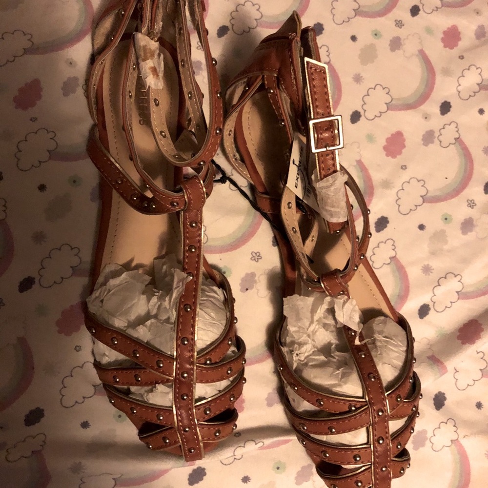 Express strappy studded sandals